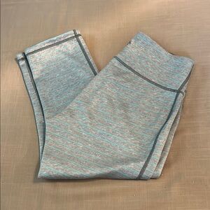 Gray Striped Women's Leggings